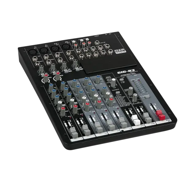 DAP DAP | D2282 | GIG-83CFX | Mélangeur analogique à 8 canaux