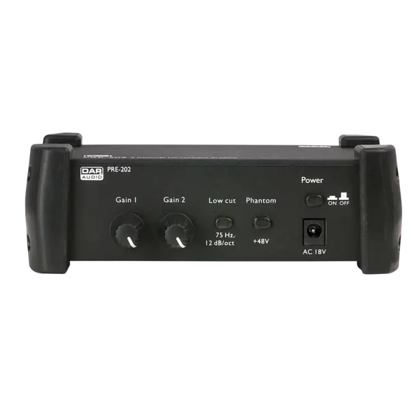 DAP DAP | D1533 | PRE-202 | Préampli microphone Jack/XLR à 2 canaux
