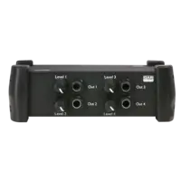 DAP DAP | D1536 | AMP-104 | 4-kanaals microfoonversterker