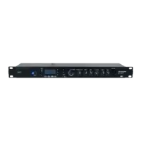 DAP DAP | D1246 | MP-100DBT Professional Media Player with DAB+ | 1U Media Player with DAB+, FM Radio, USB/MP3 player, and Bluetooth