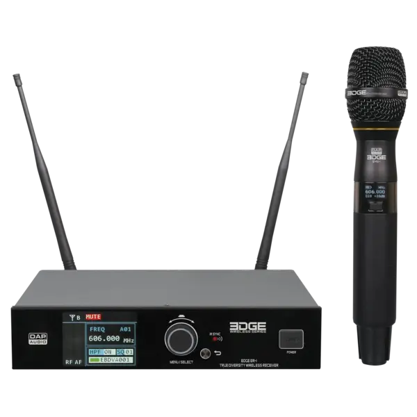 DAP DAP | D1475B | EDGE EHS-1 | Système microphone portable sans fil - 610-670 MHz
