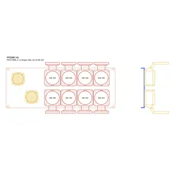 SRS Rigging* SRS Rigging | PP2SX8C | Découpage 19 pouces | Entrée : 2x Socapex | Sortie : 8x 16A CEE | Hauteur : 4HE SRS Rigging | PP2SX8C | Découpage 19 pouces | Entrée : 2x Socapex | Sortie : 8x 16A CEE | Hauteur : 4HE