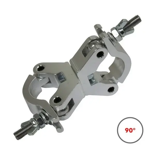 CJS Europe* CJS | Coupleur pivotant | Diamètre : 50mm | WLL 500kg | Slimline | Disponible en noir ou argent