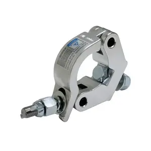 CJS Europe* CJS | Halfcoupler  | Diameter: 50mm | WLL 500kg | Lock M12 vleugelmoer | Slimline | Verkrijgbaar in Zwart of Zilver