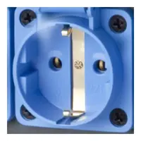 SRS Lighting | K5-12SC | Plaque arrière | 12x Schuko | Assemblé