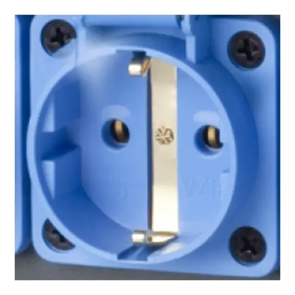 SRS Lighting | K5-12SC | Plaque arrière | 12x Schuko | Assemblé