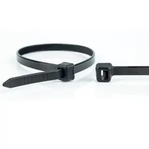 WKK CHP | Plastic cable tie | Tie wrap | Tyrap | 100mm x 2.5mm | Black | 100 pieces