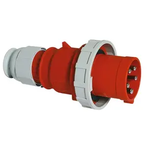 Bals | 210766T | CEE steker 5p 63A 400V 6h | rood | IP67 | Bals EVENT QuickConnect