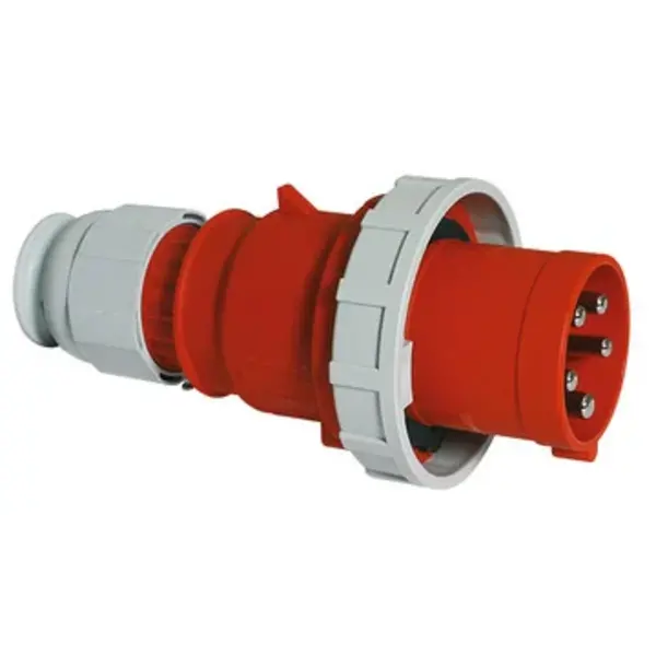 Bals | 210766T | CEE plug 5p 63A 400V 6h | red | IP67 | Bals EVENT QuickConnect