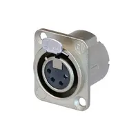 Neutrik Neutrik | NC4FD-LX | XLR chassis DLX 4 pin socket nickel housing silver contacts