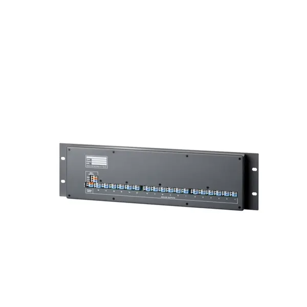 SRS Lighting* SRS Lighting | 12- or 18-channel control panel | 19-inch 3U | DMX+ 0/+10V console | DMX out: 3+5pin | incl. external power supply