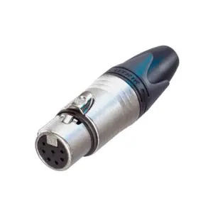 Neutrik Neutrik | NC7FXX | XLR cable section 7 pin socket nickel housing silver contacts XX