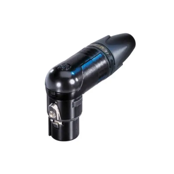 Neutrik | NC10FRX-14-B | Câble XLR section coudée prise 10 broches boîtier noir contacts dorés RX Neutrik Neutrik | NC10FRX-14-B | Câble XLR section coudée prise 10 broches boîtier noir contacts dorés RX