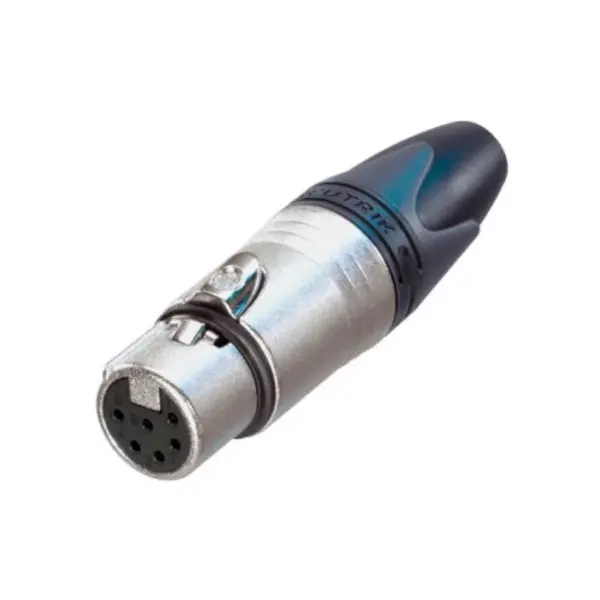 Neutrik | NC6FXX | XLR cable section 6 pin socket nickel housing silver contacts XX Neutrik Neutrik | NC6FXX | XLR cable section 6 pin socket nickel housing silver contacts XX