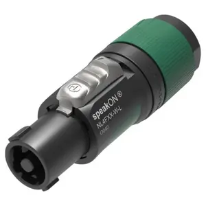 Neutrik Neutrik | NL4FXX-W-L-D | speakON 4-polig steker XX tule groen kd=10-16mm ONVERPAKT