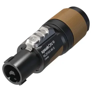 Neutrik Neutrik | NL2FXX-W-S | speakON 2-pole plug XX grommet brown kd= 6-12mm