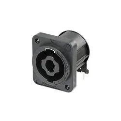 Neutrik Neutrik | NL4MDXX-H-3 | speakON 4-pole chassis D-size PCB-H black selftap IEC62368-1 Neutrik | NL4MDXX-H-3 | speakON 4-pole chassis D-size PCB-H black selftap IEC62368-1