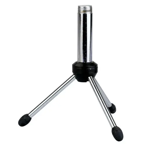 Showgear Showgear | D8206C | Mini desk microphone stand | 15cm high | Colour: Chrome