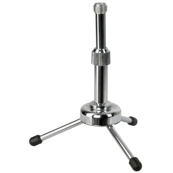 Showgear Showgear | D8205C | Mini Desk Stand Microphone | 12 to 16 cm high | Colour: Chrome