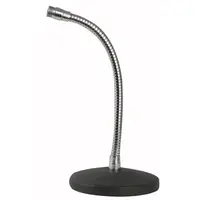 Showgear | D8203C | Desk microphone stand straight with gooseneck 20cm