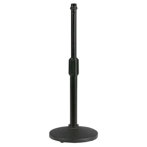Showgear Showgear | D8202B | Desk microphone stand | straight | adjustable | 37cm | Colour: Black