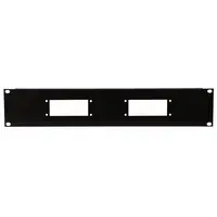 Showgear Showgear | D7816 | 19" Panel 2HE | met 2 gaten voor 16P Multiconnectors