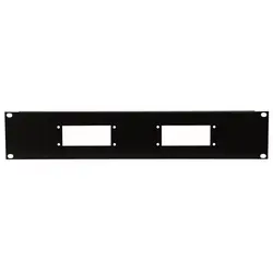 Showgear Showgear | D7816 | 19" Panel 2HE | with 2 holes for 16P Multiconnectors Showgear | D7816 | 19" Panel 2HE | with 2 holes for 16P Multiconnectors