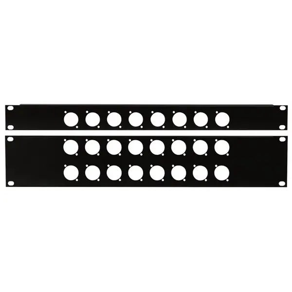 Showgear Showgear | 19" Panel XLR | D-connectors-Size | Iron | 2mm