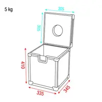 Showgear Showgear | LCA-MIR30 | Etui de route pour boule à facettes