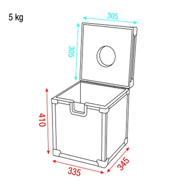 Showgear Showgear | LCA-MIR30 | Roadcase voor Spiegelbol