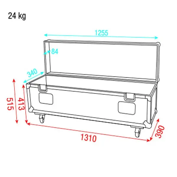 Showgear Showgear | D7425B | UCA-SC6 Stack Case 6