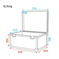 Showgear Showgear | D7423B | UCA-SC4 Stack Case 4