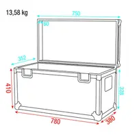 Showgear Showgear | D7422B | UCA-SC3 Stack Case 3