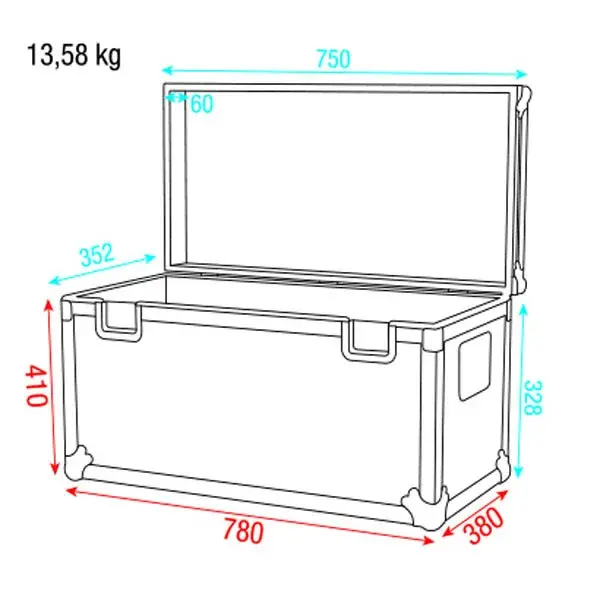 Showgear Showgear | D7422B | UCA-SC3 Stack Case 3