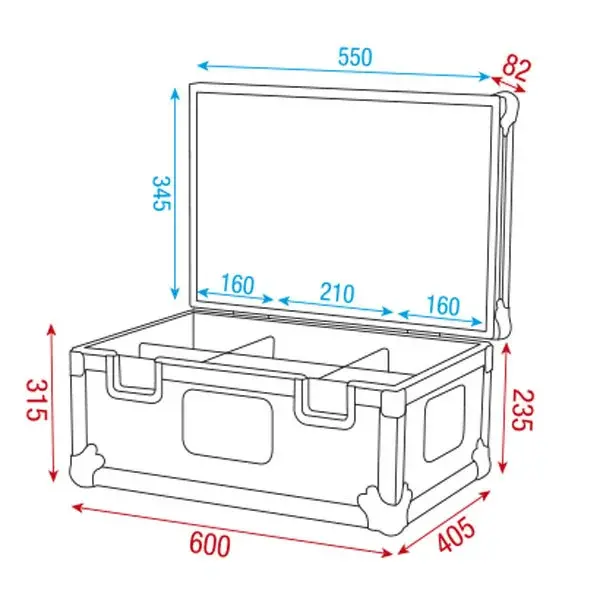 Showgear Showgear | D7420B | UCA-SC1 Stack Case 1