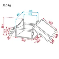 Showgear Showgear | RCA-DD4TOP | Combi case