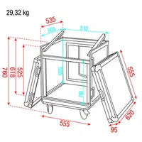 Showgear Showgear | RCA-DD4TOP | Boîtier combiné