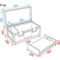 Showgear Showgear | D7363B | UCA-CA1 | Support d'adaptateur conique