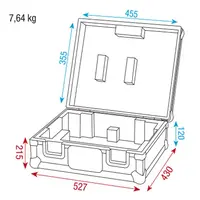 Showgear Showgear | D7328B | DCA-TT1 Case for turntable
