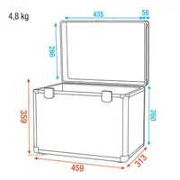 Showgear Showgear | D7011 | LCA-PAR4 | Etui pour 4x Flat Par | Value Line