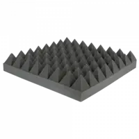 Showgear | ASM-01 | Pyramid foam | 50x50cm | Colour: Black