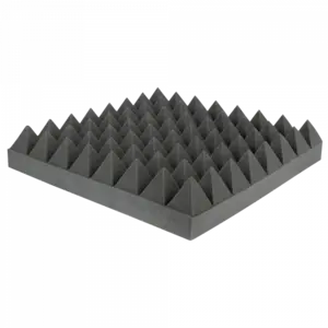 Showgear Showgear | ASM-01 | Pyramid foam | 50x50cm | Colour: Black