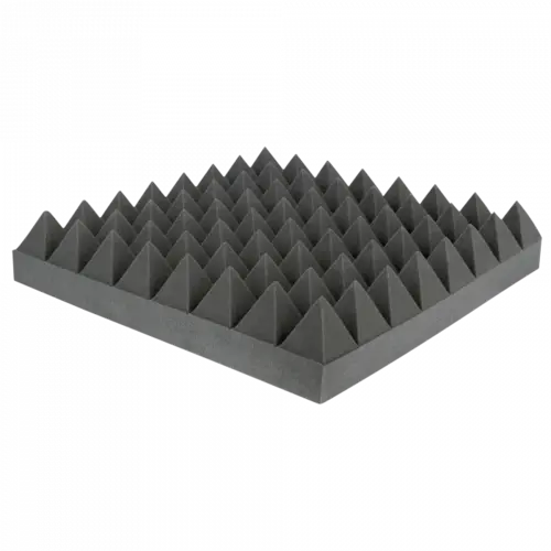 Showgear Showgear | ASM-01 | Pyramid foam | 50x50cm | Colour: Black