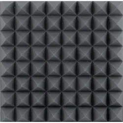 Showgear Showgear | ASM-01 | Piramideschuim | 50x50cm | Kleur: Zwart Showgear | ASM-01 | Piramideschuim | 50x50cm | Kleur: Zwart