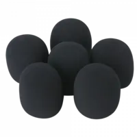 Showgear Showgear | D1320 | DWS-66 | Microfoon windschermen set 6 PCS | Kleur: Zwart