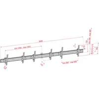 Showgear Showgear | 100285 | PWM4555-3 | Support mural pour trois écrans
