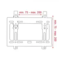 Showgear Showgear | 100260 | PLB-2246 | Support pour écran LCD | 6¯ réglable | 13"-46"