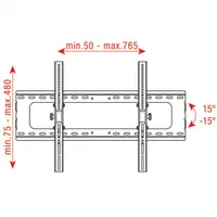 Showgear Showgear | 100257 | PLB-3260A | LCD Beugel | 15¯ verstelbaar | 32" - 60"