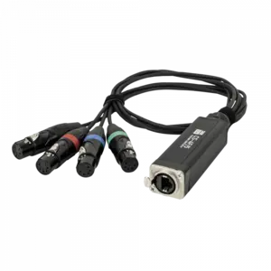 Showgear Showgear | 96011 | CS-4F/5 4-channel DMX Shuttle 5-pole XLR | Female