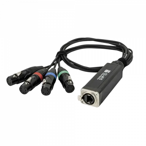 Showgear Showgear | 96011 | CS-4F/5 4-channel DMX Shuttle 5-pole XLR | Female